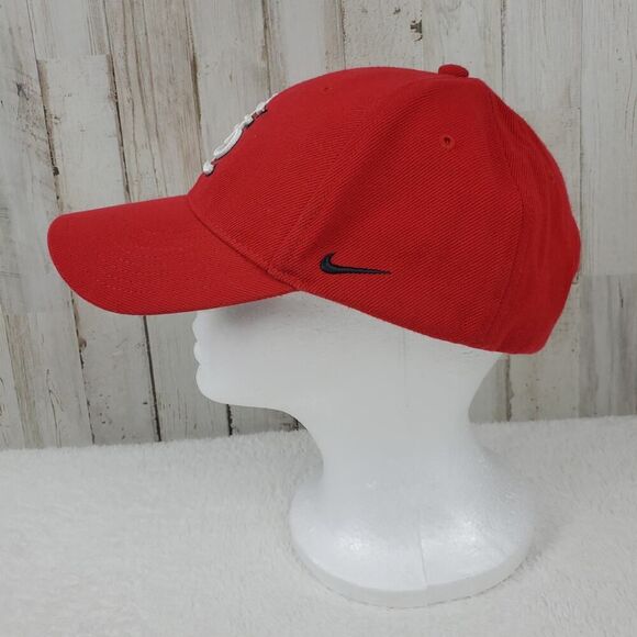 St. Louis Cardinals Velcro Baseball Cap Red OSFA - Picture 2 of 6
